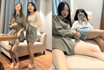 人气女神携极品闺蜜4P，佳人难得必看佳品！-aos